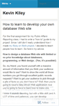 Mobile Screenshot of kevinkiley.wordpress.com