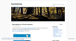 Desktop Screenshot of frenchstories.wordpress.com