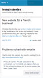 Mobile Screenshot of frenchstories.wordpress.com