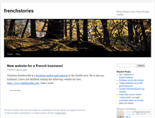 Tablet Screenshot of frenchstories.wordpress.com