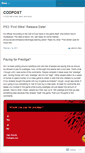 Mobile Screenshot of codpost.wordpress.com