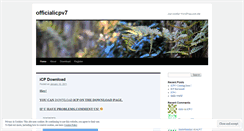 Desktop Screenshot of officialicpv7.wordpress.com
