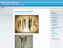 Tablet Screenshot of markkulehtimaki.wordpress.com