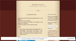 Desktop Screenshot of masnipalac1.wordpress.com