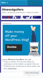 Mobile Screenshot of fitness4golfers.wordpress.com