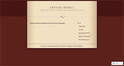 Desktop Screenshot of antichimobili.wordpress.com