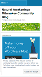 Mobile Screenshot of naturalmilwaukee.wordpress.com