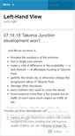 Mobile Screenshot of lefthandview.wordpress.com