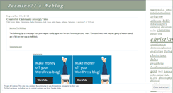 Desktop Screenshot of jasmine71.wordpress.com