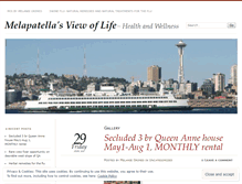 Tablet Screenshot of melapatella.wordpress.com