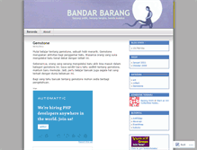 Tablet Screenshot of bandarbarang.wordpress.com