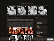 Tablet Screenshot of hollywoodphotobooth.wordpress.com