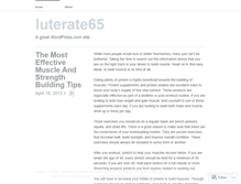 Tablet Screenshot of luterate65.wordpress.com