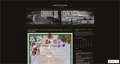 Desktop Screenshot of corraldeconcreto.wordpress.com