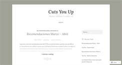 Desktop Screenshot of cutsyouup.wordpress.com