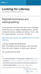 Mobile Screenshot of lookingforliteracy.wordpress.com