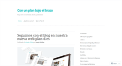 Desktop Screenshot of conunplanbajoelbrazo.wordpress.com