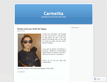 Tablet Screenshot of carmelitalouise.wordpress.com