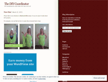 Tablet Screenshot of diycoordinator.wordpress.com