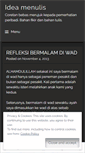 Mobile Screenshot of ideamenulis.wordpress.com