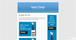 Desktop Screenshot of booksandcheats.wordpress.com
