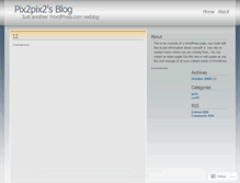 Tablet Screenshot of pix2pix2.wordpress.com