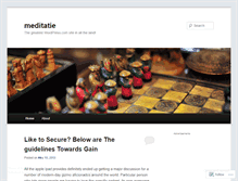 Tablet Screenshot of meditatie1.wordpress.com