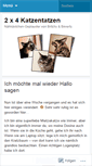 Mobile Screenshot of 2x4katzentatzen.wordpress.com