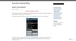 Desktop Screenshot of amovilar.wordpress.com