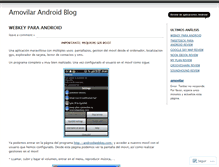 Tablet Screenshot of amovilar.wordpress.com