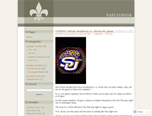 Tablet Screenshot of daplaybook.wordpress.com