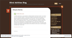 Desktop Screenshot of blindabilities.wordpress.com