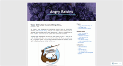 Desktop Screenshot of angryraisins.wordpress.com