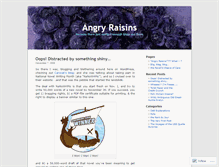Tablet Screenshot of angryraisins.wordpress.com
