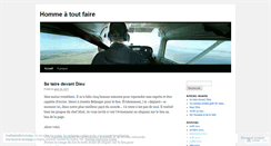 Desktop Screenshot of hommeatoutfaire.wordpress.com