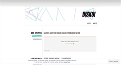 Desktop Screenshot of diskoselectors.wordpress.com