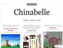 Tablet Screenshot of chinabelle.wordpress.com