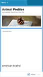 Mobile Screenshot of animalprofiles.wordpress.com