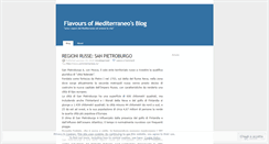 Desktop Screenshot of flavoursofmediterraneo.wordpress.com