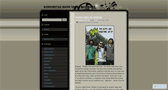 Desktop Screenshot of bandindiebdg.wordpress.com