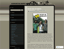 Tablet Screenshot of bandindiebdg.wordpress.com