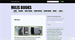 Desktop Screenshot of milisbooks.wordpress.com