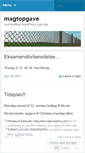 Mobile Screenshot of magtopgave.wordpress.com