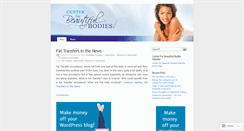 Desktop Screenshot of centerforbeautifulbodies.wordpress.com