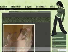 Tablet Screenshot of escortlarbayan.wordpress.com