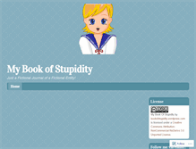 Tablet Screenshot of bookofstupidity.wordpress.com