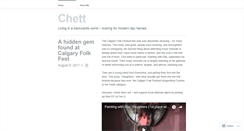 Desktop Screenshot of chett.wordpress.com