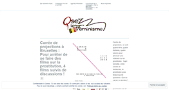 Desktop Screenshot of osezlefeminismebelgique.wordpress.com