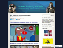 Tablet Screenshot of doctorbulldog.wordpress.com