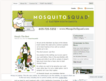 Tablet Screenshot of mosquitocontrolsouthdakota.wordpress.com